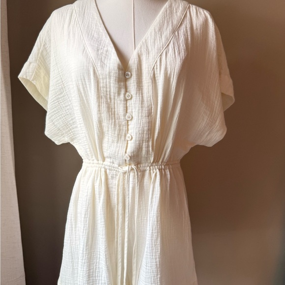 Madewell Lightspun Belted Romper - Picture 2 of 5